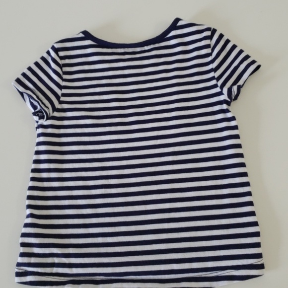 Gymboree Striped t shirt with pink "smile" word 3T - Picture 4 of 4